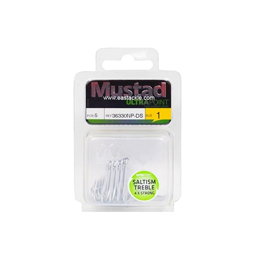 Mustad - Saltism 4X Strong - Treble Hooks | Eastackle