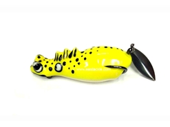 An Lure - Slide Lizz 60 - YELLOW - Floating Hollow Body Frog Bait | Eastackle