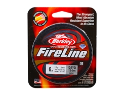 Berkley - FireLine Fused Smoke 125yds - 6LB - Braided/PE Line | Eastackle