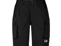 Daiwa - 2019 Water Repellent Dry Half Shorts - DR-51009P - BLACK - Men's 2XL Size | Eastackle