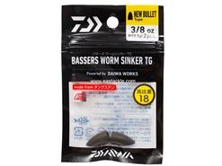 Daiwa - Bassers Worm Sinker TG New Bullet 10.5g - 3/8oz (2pcs)