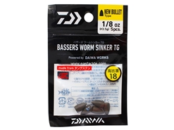 Daiwa - Bassers Worm Sinker TG New Bullet 3.5g - 1/8oz (5pcs)