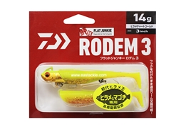 Daiwa - Flat Junkie Rodem 3 - FLOUNDER CHART GOLD - 14g - Soft Plastic Swim Bait