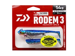 Daiwa - Flat Junkie Rodem 3 - FLOUNDER SARDINES - 14g - Soft Plastic Swim Bait