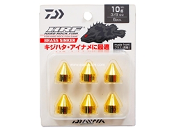 Daiwa - HRF Brass Sinker 10g - 3/8oz (6pcs)