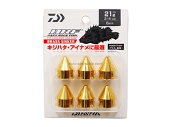 Daiwa - HRF Brass Sinker 21g - 3/4oz (6pcs)