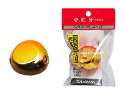 Daiwa - Kohga Bay Rubber Free Head Alpha 250grams - PLATING GOLD ORANGE - Tai-Rubber Jighead