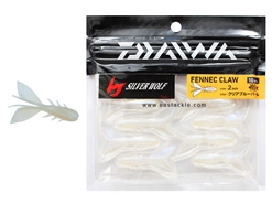 Daiwa - Silver Wolf Fennec Claw 2in - CLEAR BLUE PEARL - Soft Plastic Creature Bait