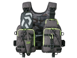 Daiwa - Wading Game Vest - DF-6206 - GREY LIME - Free Size | Eastackle
