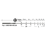 Fuji - T-LNSG1681-BCL56 - Bait Casting Guide Set (Titanium Frame) for 5’6” Bass Type Luring Blank