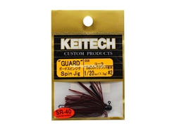 Keitech - Guard Spin Jig - COLA 006 (1/20oz) - Tungsten Skirted Jig Head | Eastackle
