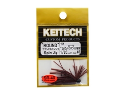 Keitech - Round Spin Jig - COLA 006 (1/20oz) - Tungsten Skirted Jig Head | Eastackle