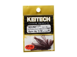 Keitech - Round Spin Jig - COLA 006 (1/32oz) - Tungsten Skirted Jig Head | Eastackle