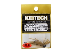 Keitech - Round Spin Jig - WAKASAGI 412 (1/20oz) - Tungsten Skirted Jig Head | Eastackle