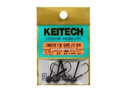 Keitech - Tungsten Fine Guard Jig Head - #2 (3/32oz) - Tungsten Jig Head | Eastackle