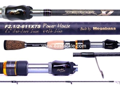 Megabass - DESTROYER X7 - Extreme Spin Shaft - F2.1/2-611X7S - Power House - Spinning Rod