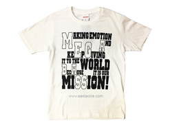 Megabass - MESSAGE T-Shirt (M) WHITE