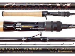 Megabass - Orochi X4 - F2.1/2-64X4 - THE HEDGEHOG - Bait Casting Rod | Eastackle