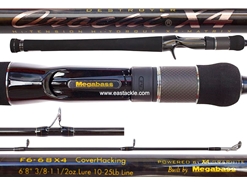 Megabass - Orochi X4 - F6-68X4 - COVER HACKING - Bait Casting Rod | Eastackle