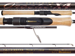 Megabass - Orochi X4 Spinning - F3.1/2-66X4S - HOUSE OF FINESSE - Spinning Rod | Eastackle