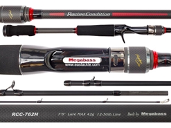 Megabass - Racing Condition World Edition - RCC-762H - Bait Casting Rod | Eastackle