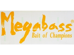 Megabass - Sticker - MEGABASS Decal - Yellow - 40cm