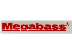 Megabass - Sticker - MEGABASS - Red - 10cm