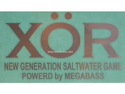 Megabass - Sticker - XOR - Sliver - 20cm