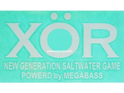 Megabass - Sticker - XOR - White - 20cm