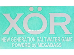 Megabass - Sticker - XOR - White - 30cm
