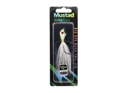 Mustad - Big Eye Bucktail Jig Head - 1/2oz - GLOW | Eastackle