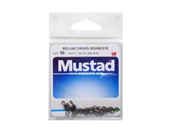 Mustad - Rolling Swivel Round Eye - #10 | Eastackle