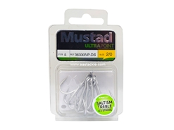 Mustad - Saltism 4X Strong #2/0 - Treble Hook | Eastackle