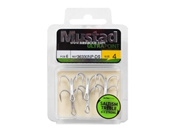 Mustad - Saltism 4X Strong #4 - Treble Hook
