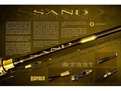 Rapala - Sand SC662ML - Bait Casting Rod | Eastackle
