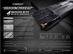 Rapala - Trail Blazer Monster Hunt - TBMHC694XXH - Travel Bait Casting Rod | Eastackle
