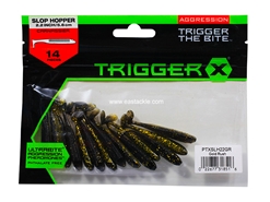 Trigger X - Slop Hopper PTXSLH22 - 2.2in - GOLD RUSH - Soft Plastic Swim Bait