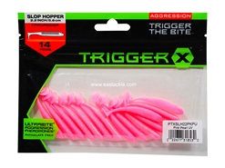 Trigger X - Slop Hopper PTXSLH22 - 2.2in - PINK PEARL UV - Soft Plastic Swim Bait