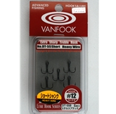 Vanfook - Black Bass Series - DT-55B - "Heavy Duty" Treble Hook #12 - Stealth Black