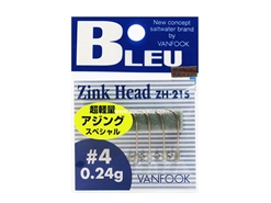 Vanfook - Zink Jig Heads - ZH-21S - #4 - 0.24G