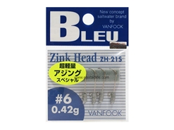 Vanfook - Zink Jig Heads - ZH-21S - #6 - 0.42G