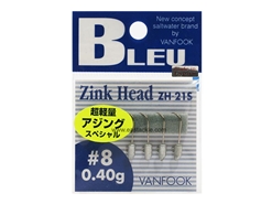 Vanfook - Zink Jig Heads - ZH-21S - #8 - 0.40G