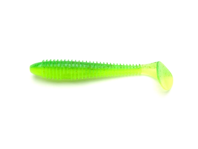 Keitech - Swing Impact Fat - LIME / CHARTREUSE 424 - Soft Plastic Swim Bait | Eastackle