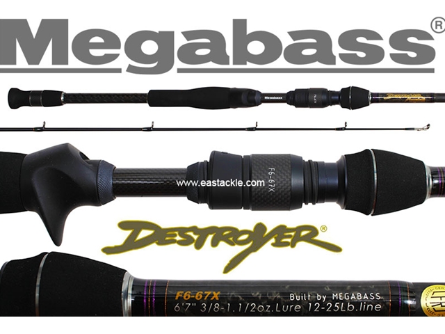 Megabass - Destroyer Phase 3 - F6-67X - G-AX | Bait Casting | Fishing
