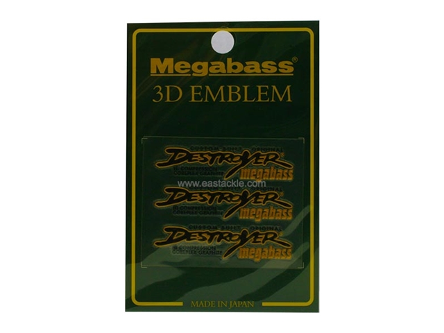Megabass - Sticker - DESTROYER - 3D
