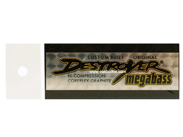 Megabass - Sticker - DESTROYER - METALLIC - 10cm