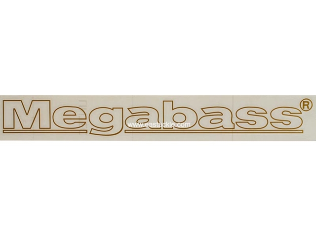 Megabass - Sticker - MEGABASS - GOLD - 30cm