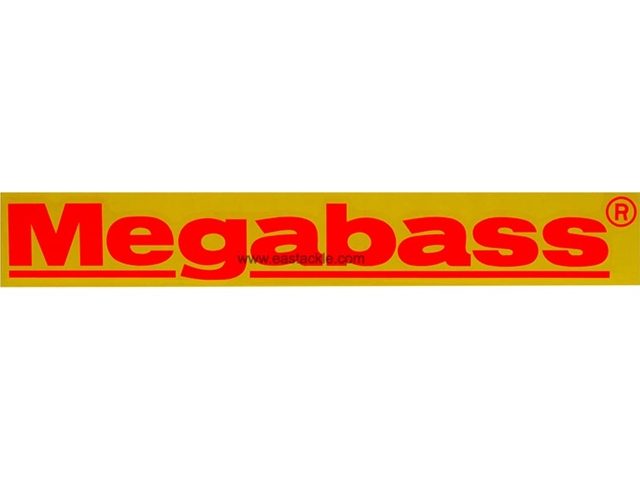 Eastackle - Megabass - Sticker - MEGABASS - Orange - 30cm