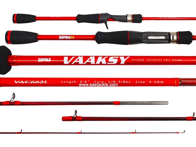 Rapala - Vaaksy - 80th Anniversary - VAC662L - Bait casting Rod | Eastackle