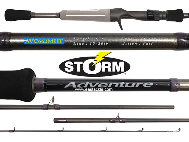 Storm - Adventure - AVC662MHF - Bait Casting Rod | Eastackle
